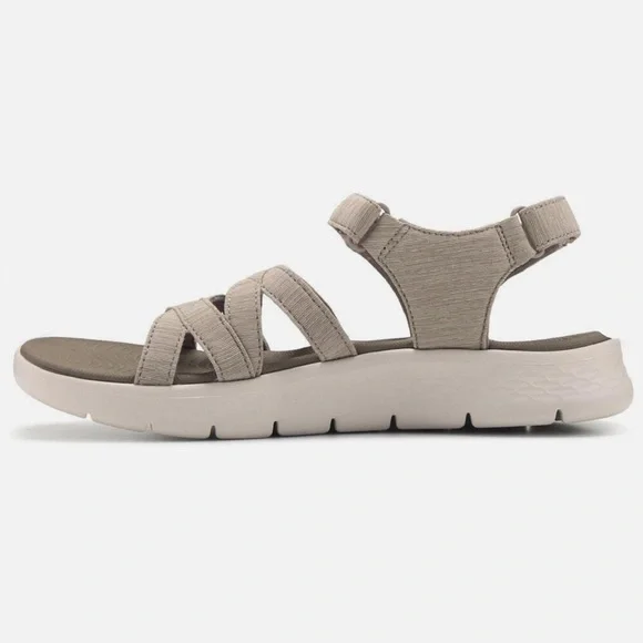 Skechers Go Walk Flex Sandals - Sunshine Taupe size 9 - Picture 5 of 6